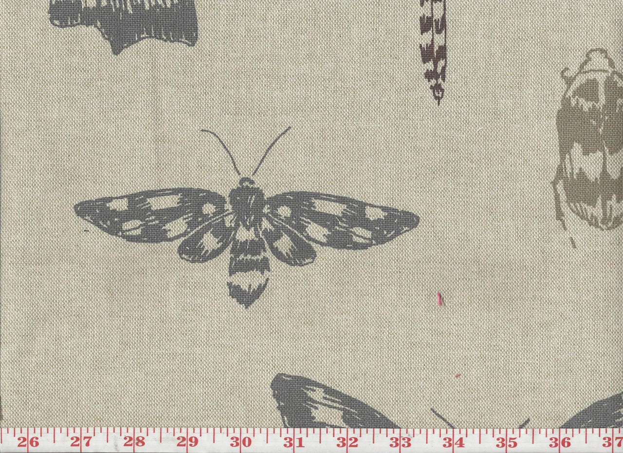 Wild Things CL Natural Drapery Upholstery Fabric by Braemore Textiles