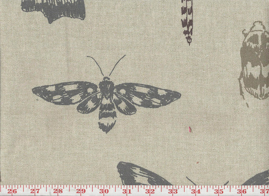 Wild Things CL Natural Drapery Upholstery Fabric by Braemore Textiles