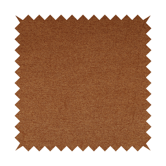 Bahamas Textured Chenille Upholstery Furnishing Fabric In Orange